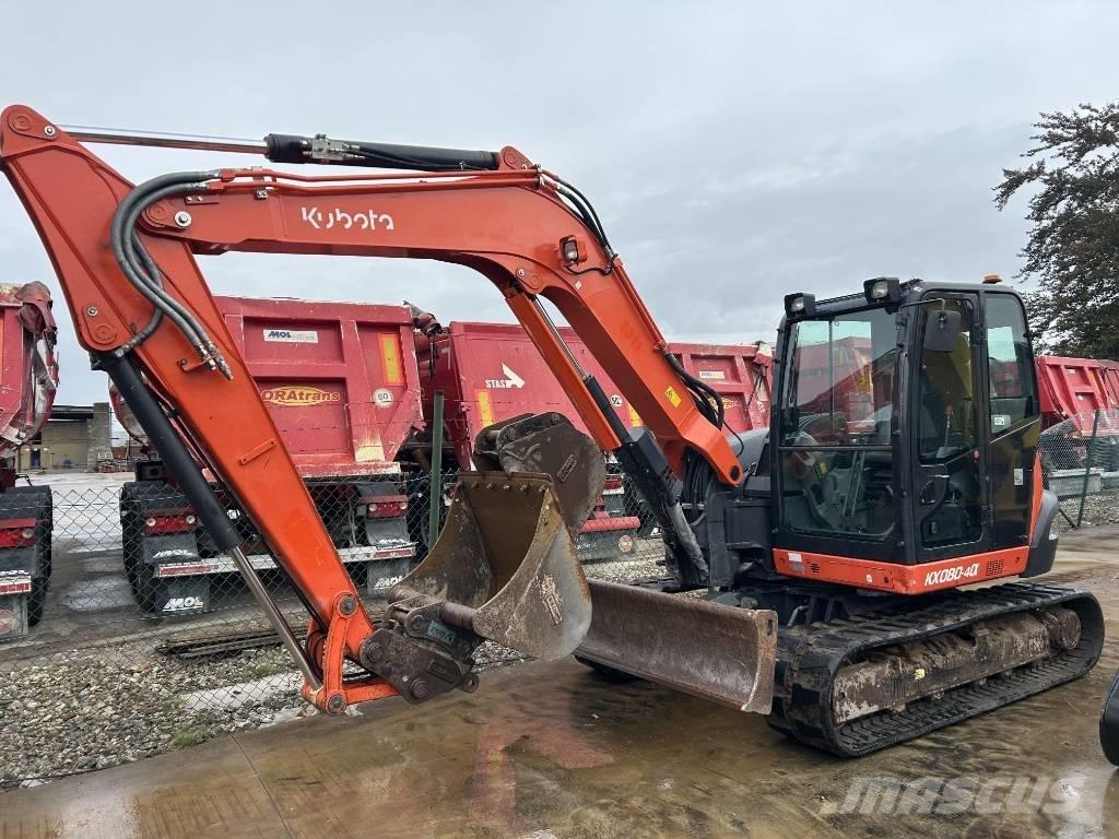 Kubota KX 080-4 Midigraafmachines 7t - 12t