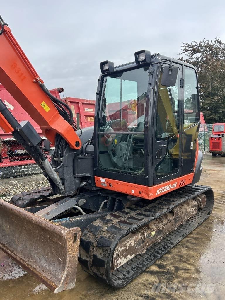 Kubota KX 080-4 Midigraafmachines 7t - 12t