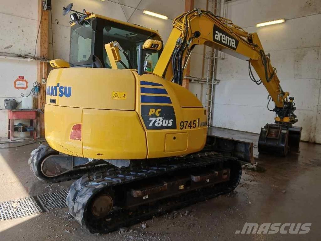 Komatsu PC78US-10 Midigraafmachines 7t - 12t