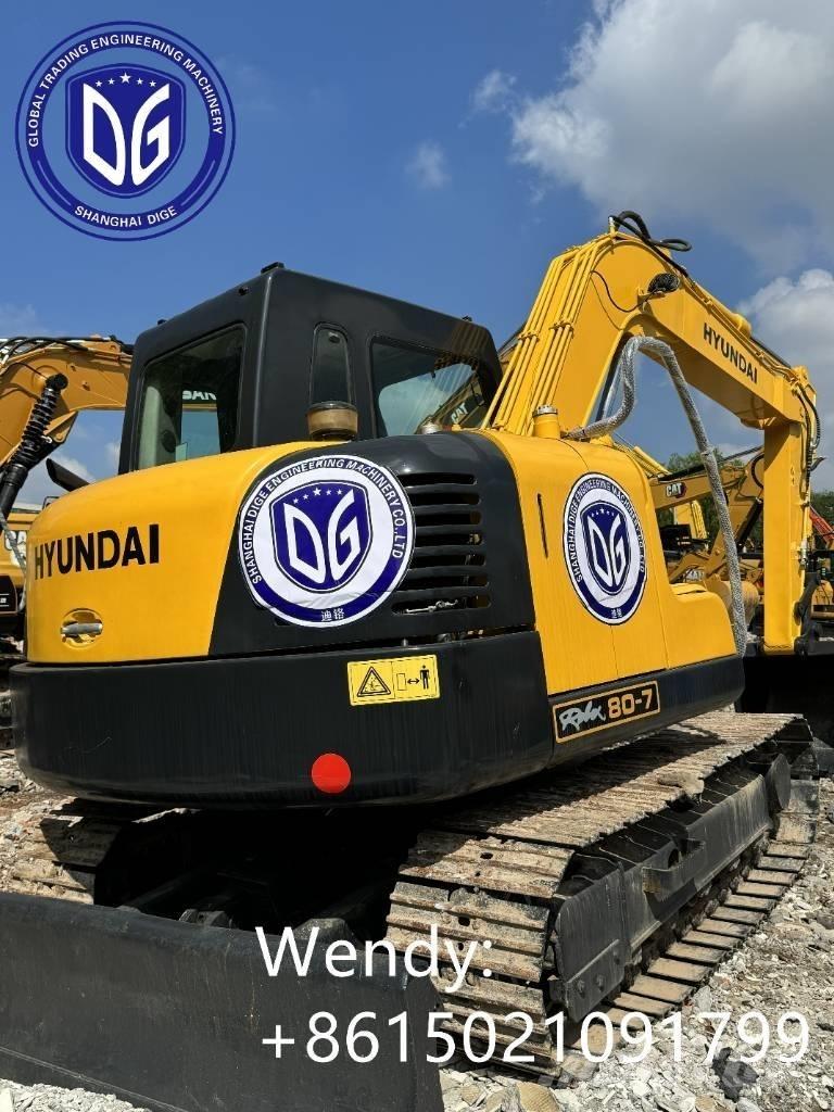 Hyundai 80-7 Rupsgraafmachines