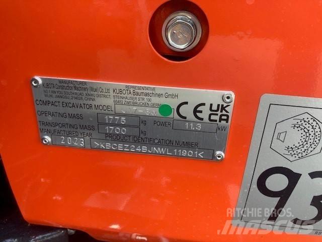 Kubota U 17-3 Minigraafmachines < 7t