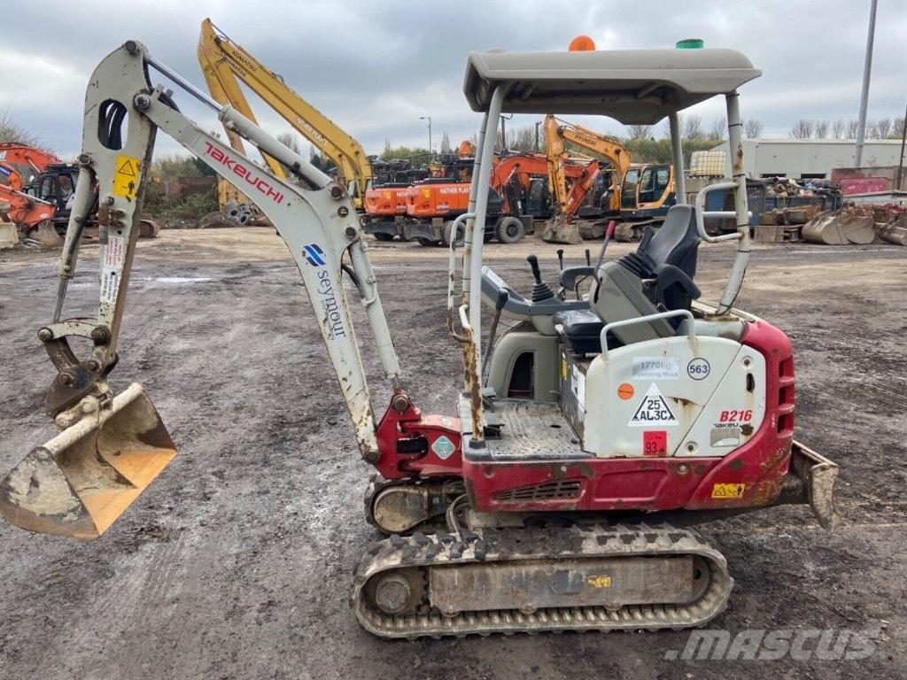 Takeuchi TB 216 Minigraafmachines < 7t