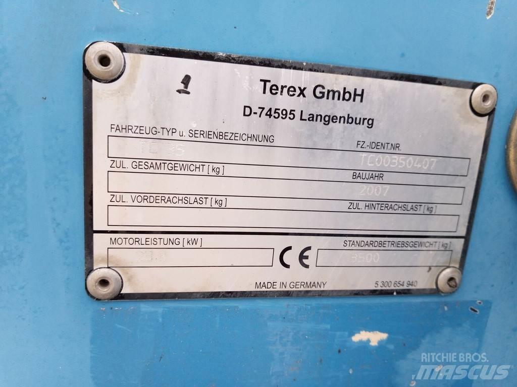 Terex TC35 Minigraafmachines < 7t