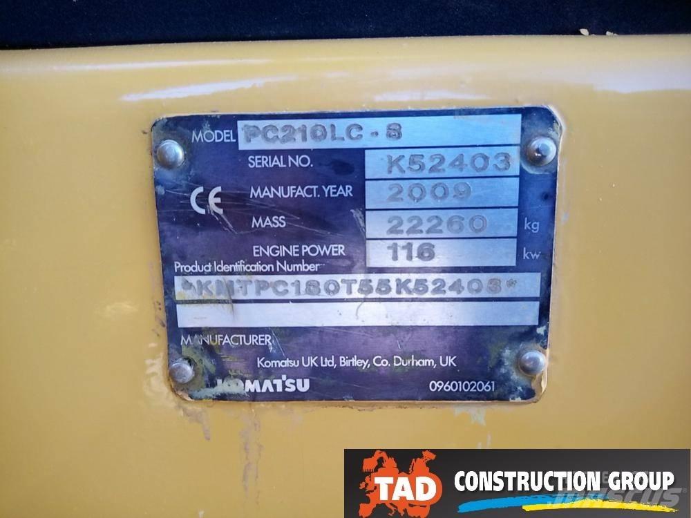 Komatsu PC210LC-8 Rupsgraafmachines