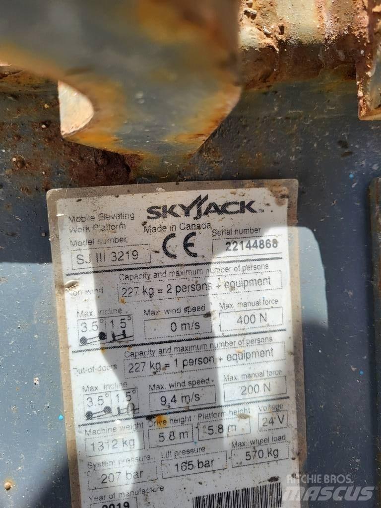 SkyJack 32/19 Schaarhoogwerkers