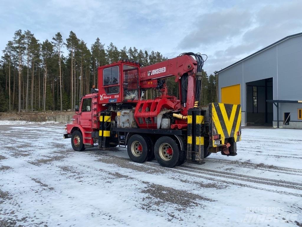 Scania T 113 H 360 Vlakke laadvloer met kraan
