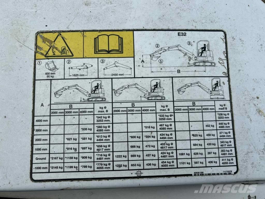 Bobcat E 32 Minigraafmachines < 7t