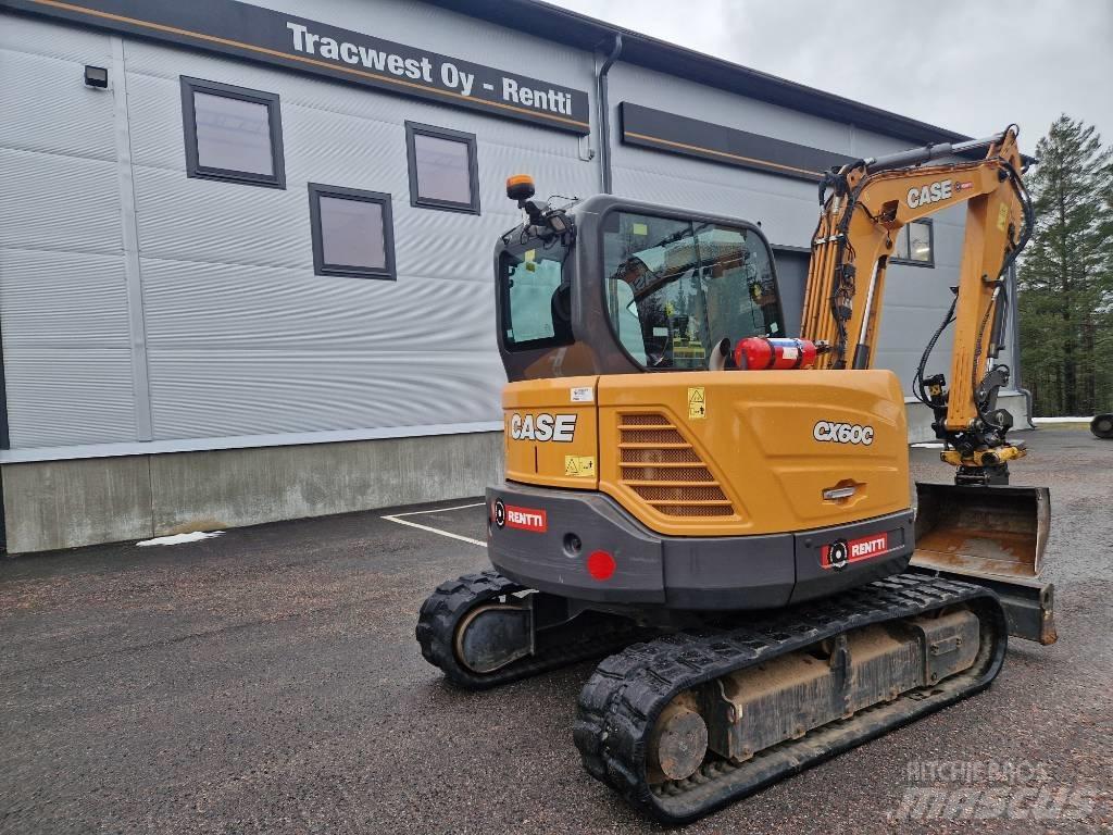 CASE cx60c Minigraafmachines < 7t
