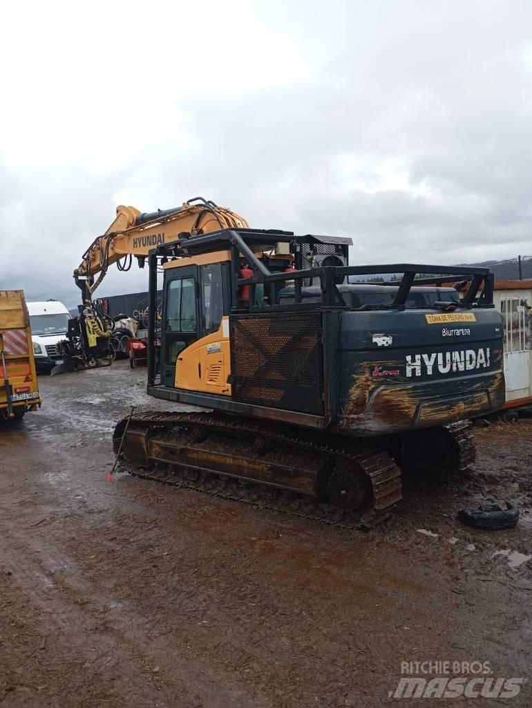 Hyundai 220 HXNLC Graafmachines voor de bosbouw
