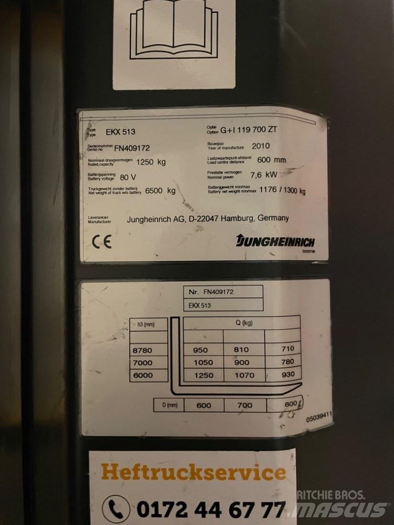Jungheinrich EKX 513 Orderpicker voor hoog niveau