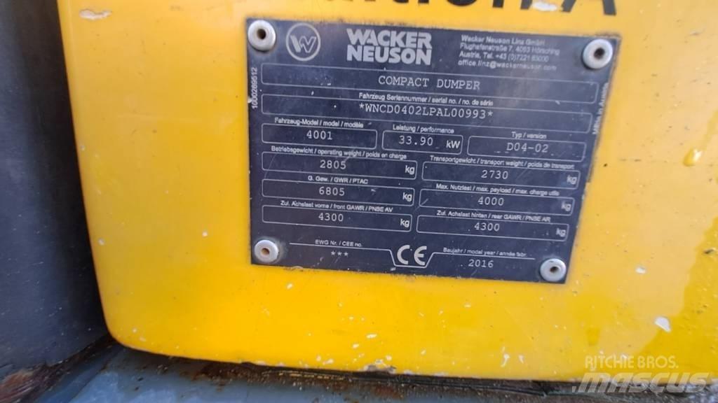 Wacker Neuson LD4001 Mini Dumpers
