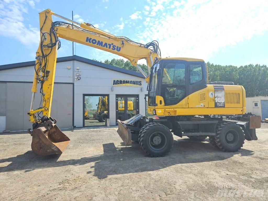 Komatsu PW 160-7 Wielgraafmachines