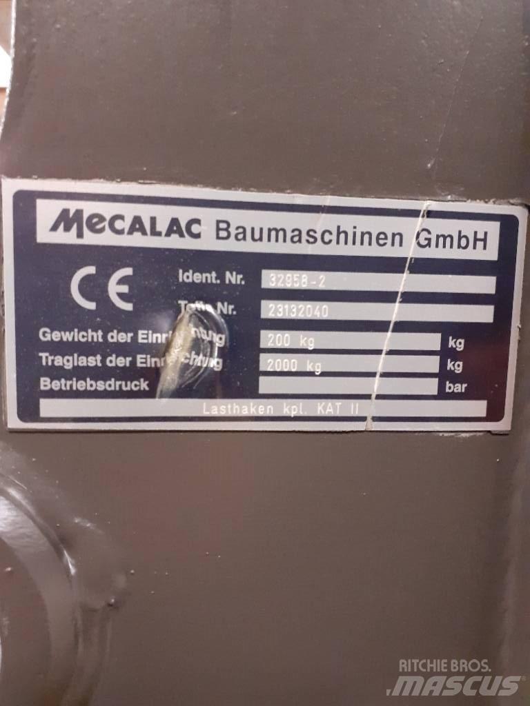 Mecalac Kranarm Overige componenten