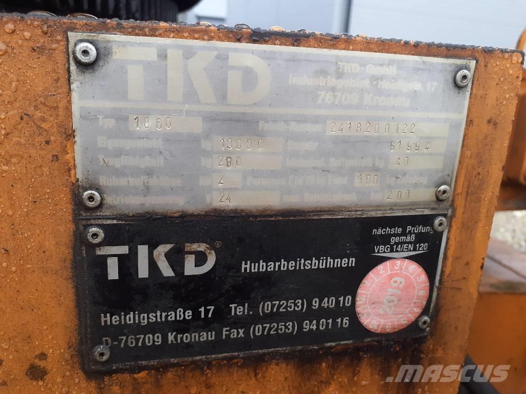 TKD 1800 Zelfrijdende knikarm hoogwerker