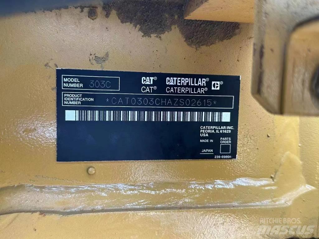 CAT 303 Rupsgraafmachines