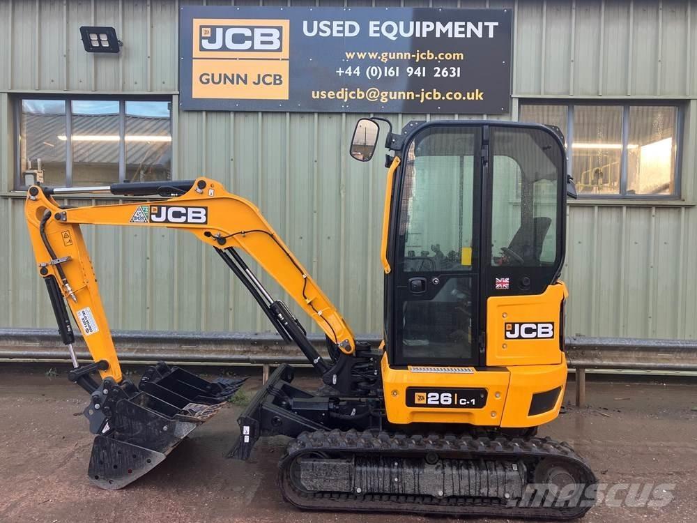 JCB 26C-1 Minigraafmachines < 7t
