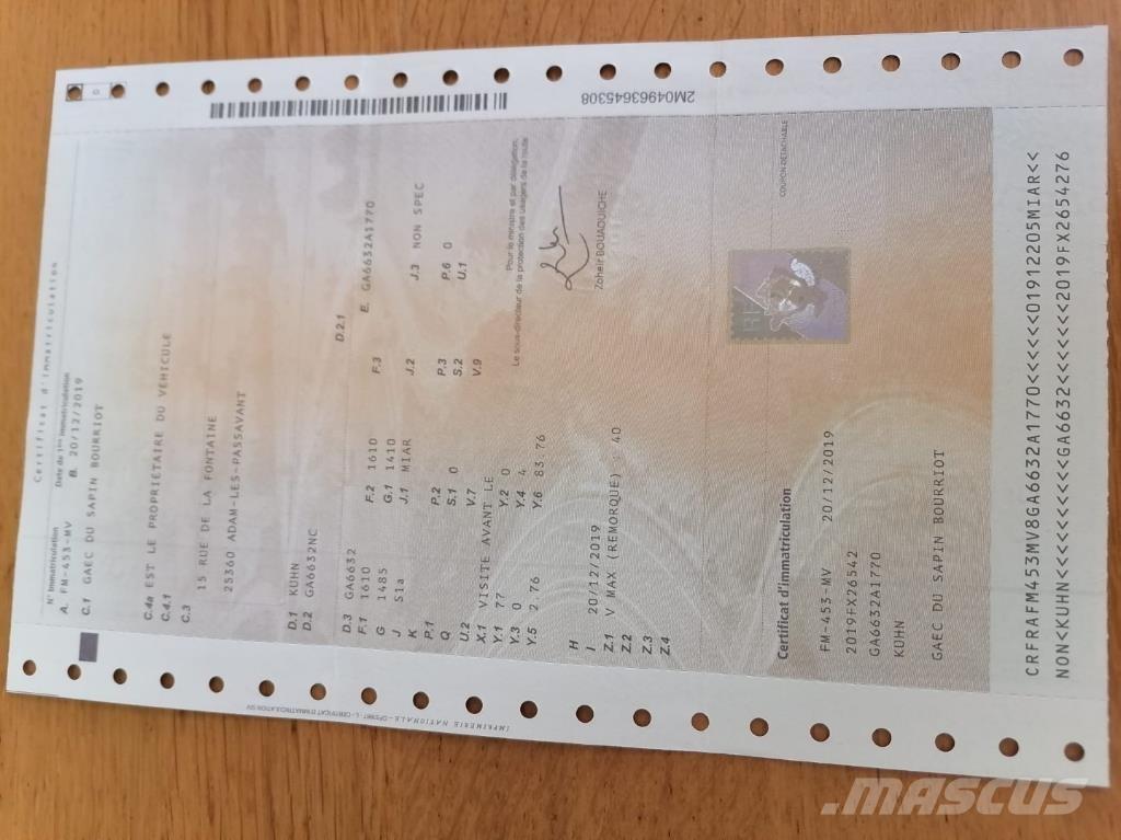 Kuhn GA6632 Zwadharken