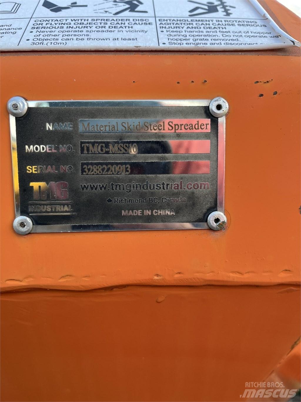 TMG MSS10 Zand- en zoutstrooimachines