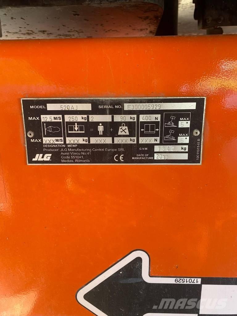 JLG 520 AJ Knikarmhoogwerkers