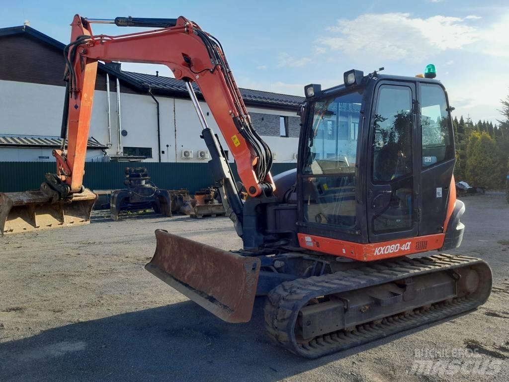 Kubota KX 080-4 Midigraafmachines 7t - 12t