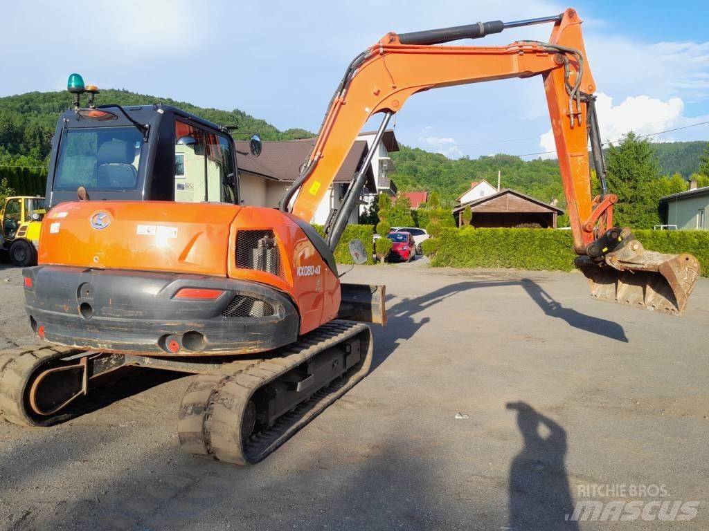Kubota KX 080-4 Midigraafmachines 7t - 12t