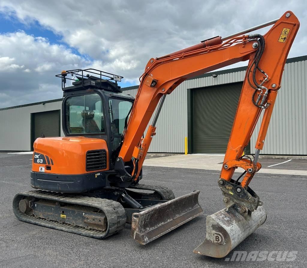 Doosan DX63-3 Rupsgraafmachines