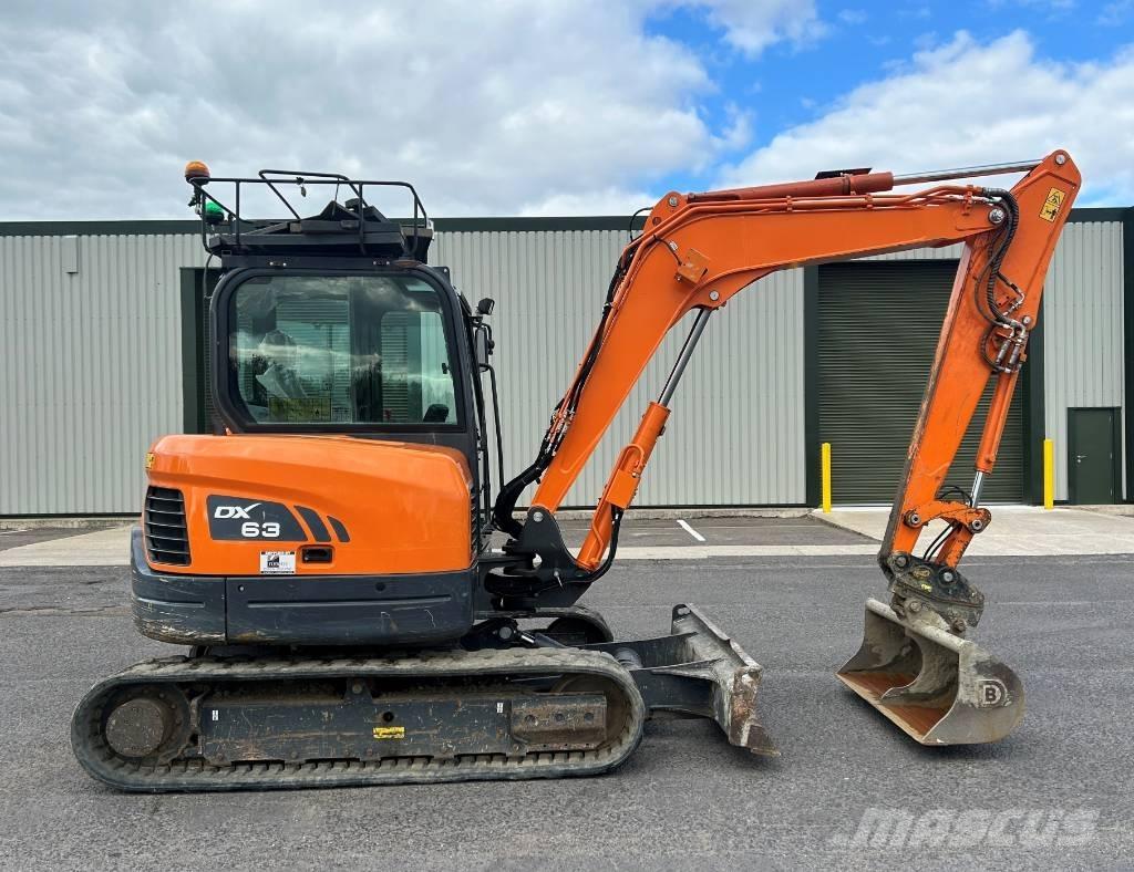 Doosan DX63-3 Rupsgraafmachines