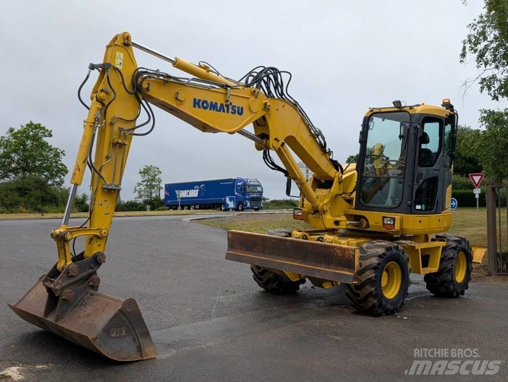 Komatsu PW 98 MR-8 Wielgraafmachines