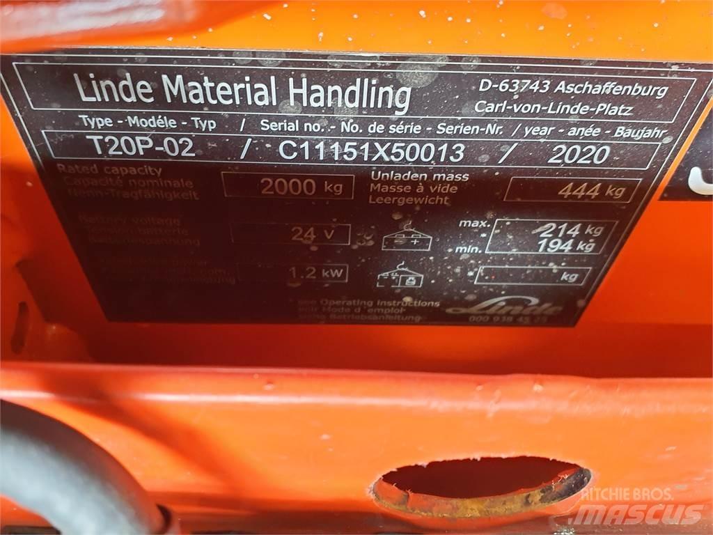 Linde T20P Electro-pallettrucks
