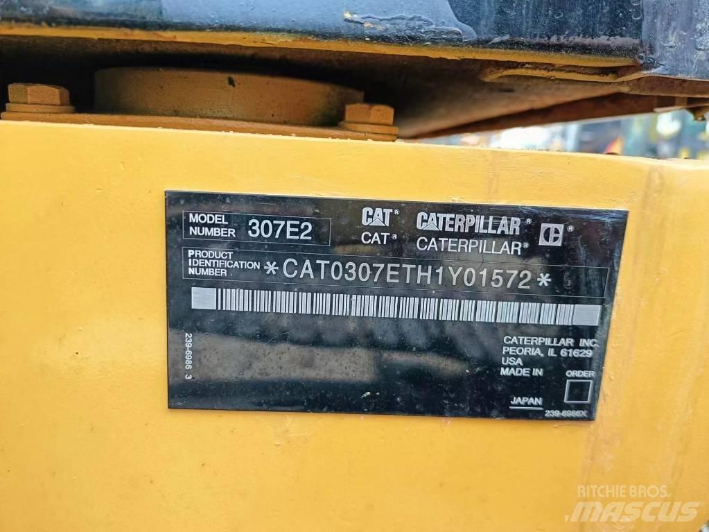 CAT 307 Rupsgraafmachines