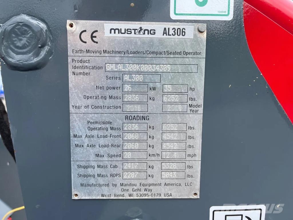 Mustang AL306 Wieldozers