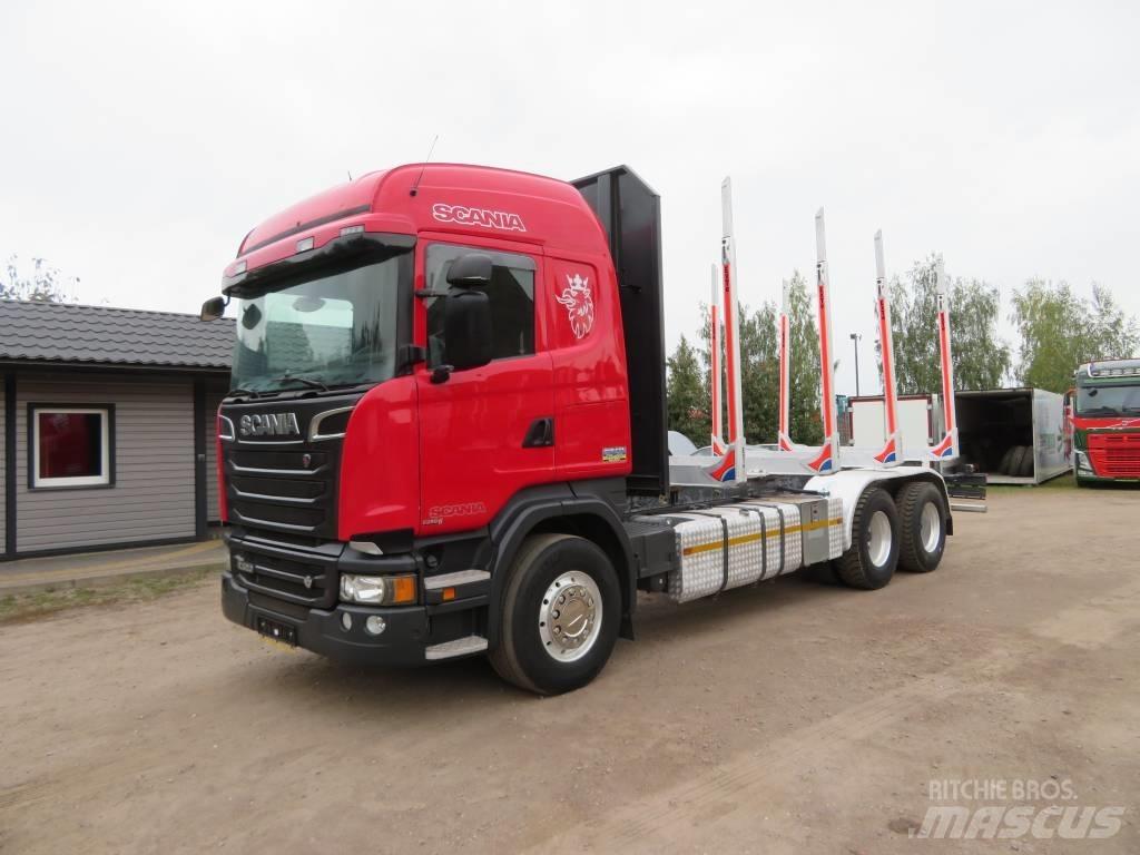 Scania R 520 Hout-Bakwagens