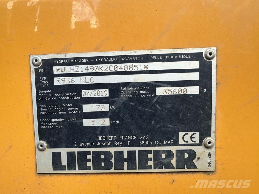 Liebherr R936 NLC Rupsgraafmachines