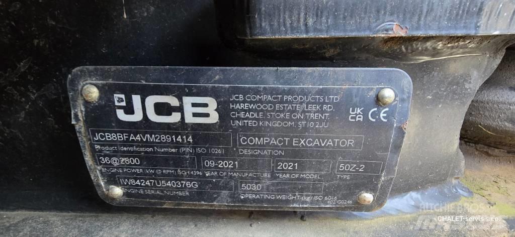 JCB 50 Z-2 Minigraafmachines < 7t