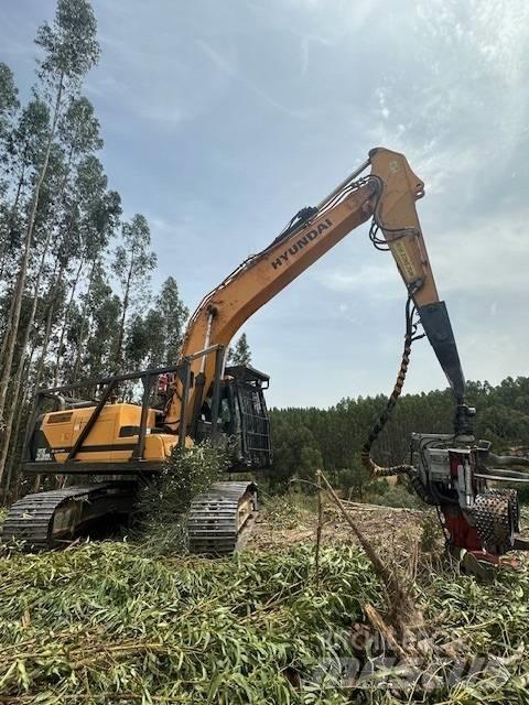 Hyundai 220LC Graafmachines voor de bosbouw