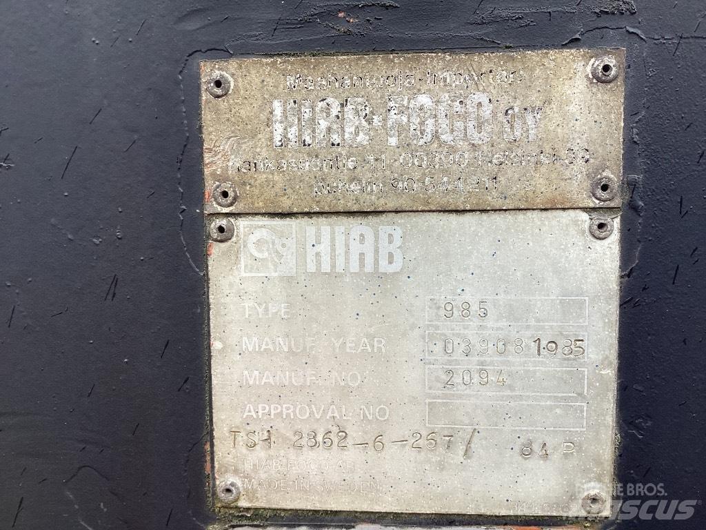 Hiab perävaunu Overige aanhangers