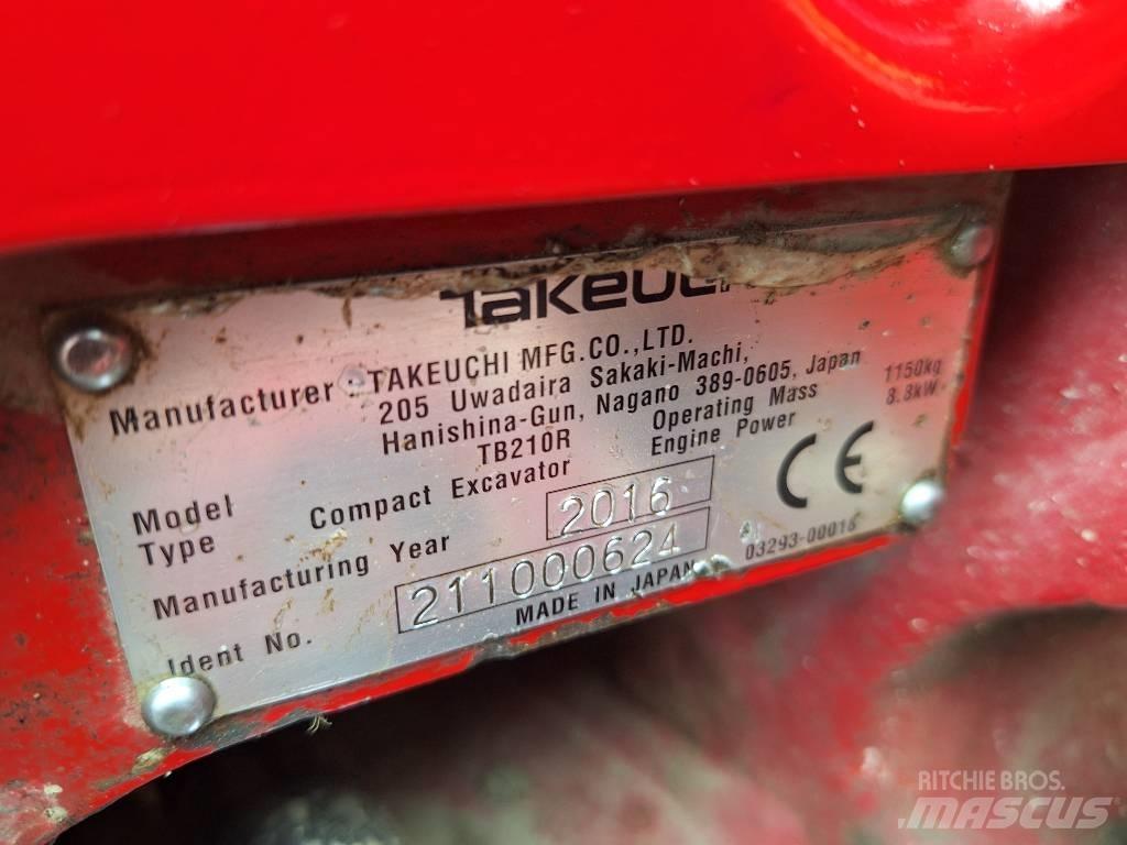 Takeuchi TB 210 R Minigraafmachines < 7t