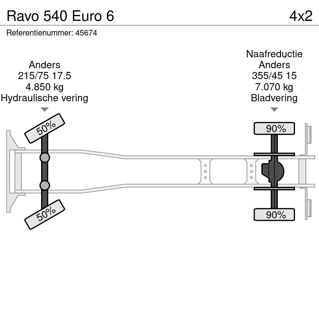 Ravo 540 Euro 6 Veegwagens
