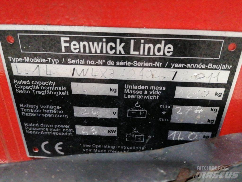 Linde L14 Stapelaar meeloop