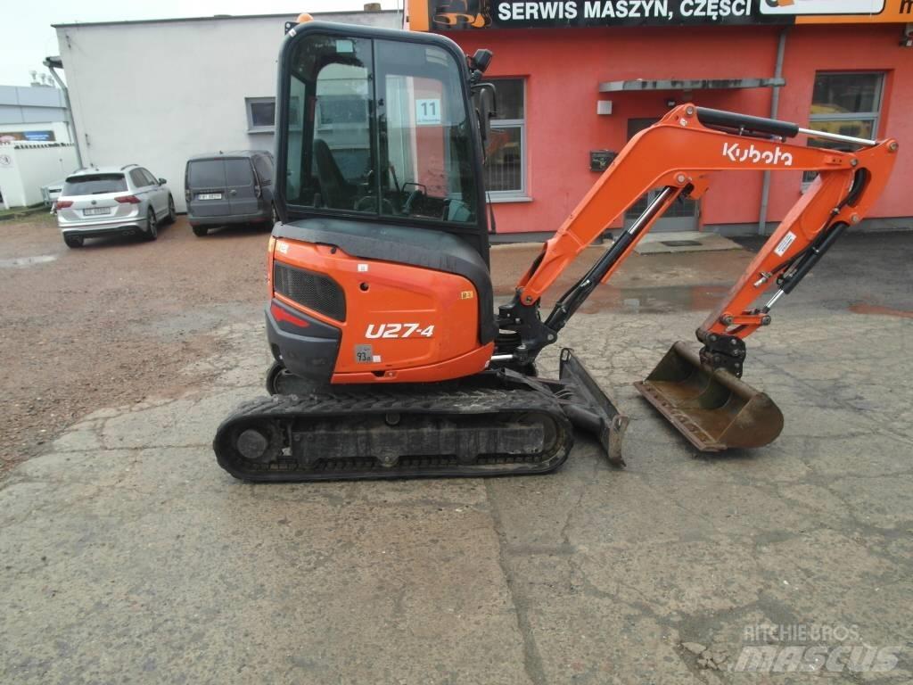Kubota U 27-4 Minigraafmachines < 7t