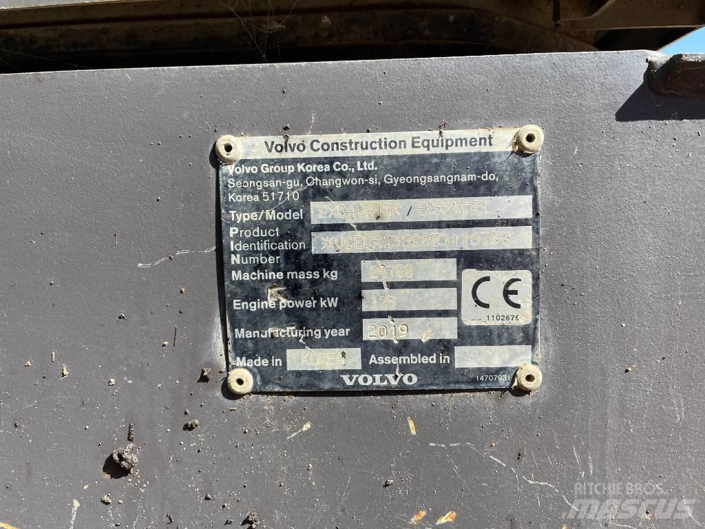 Volvo ECR 235 Rupsgraafmachines