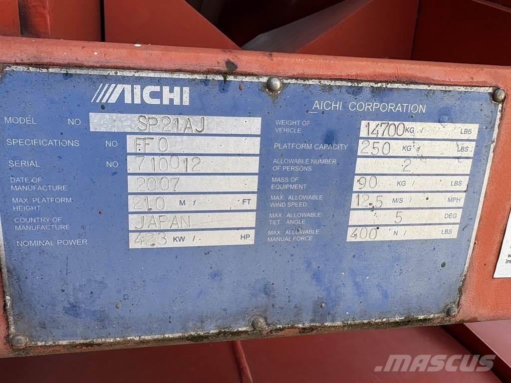 Aichi Sp21aj Telescoophoogwerkers