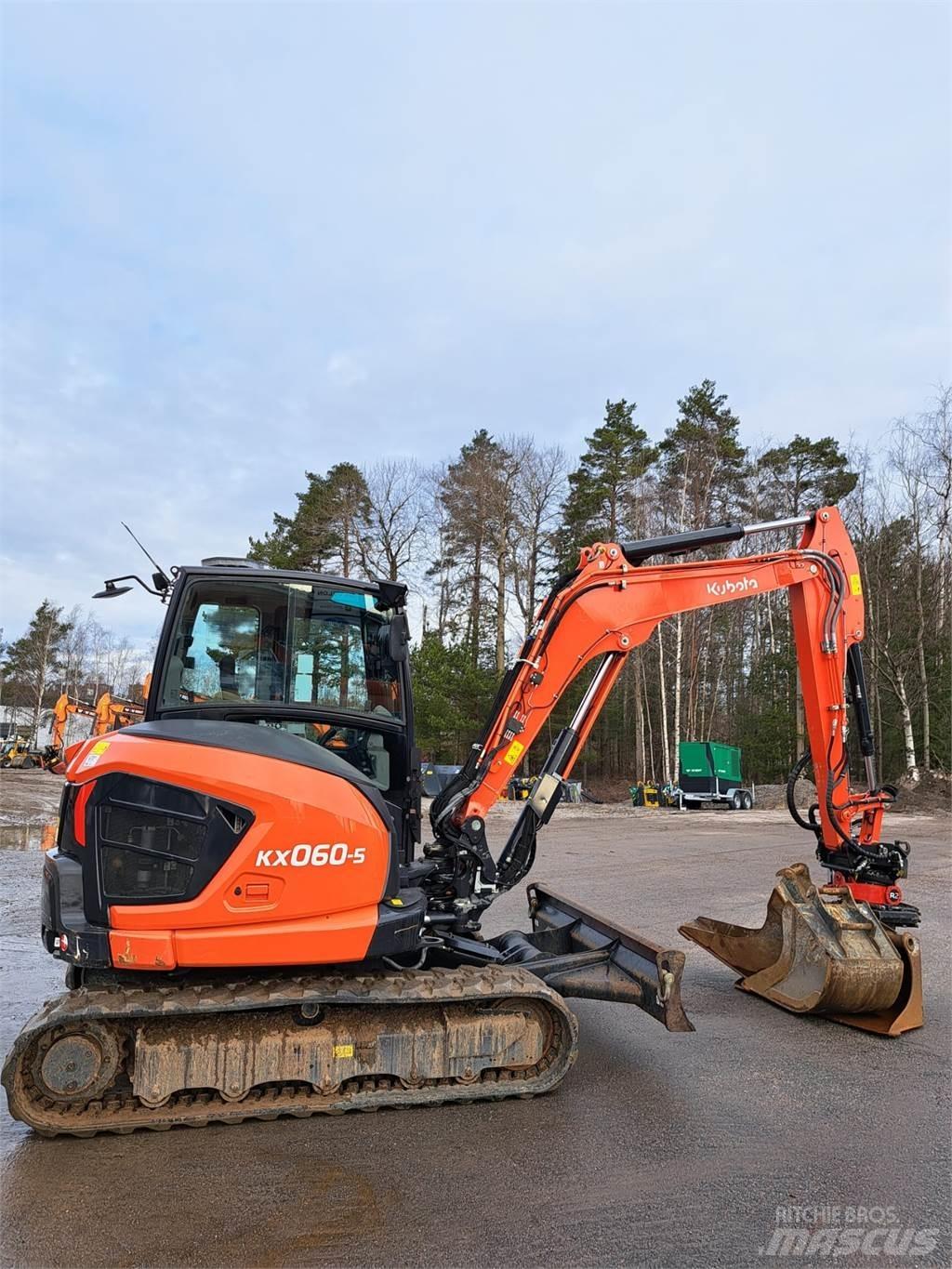 Kubota KX060-5 Minigraafmachines < 7t