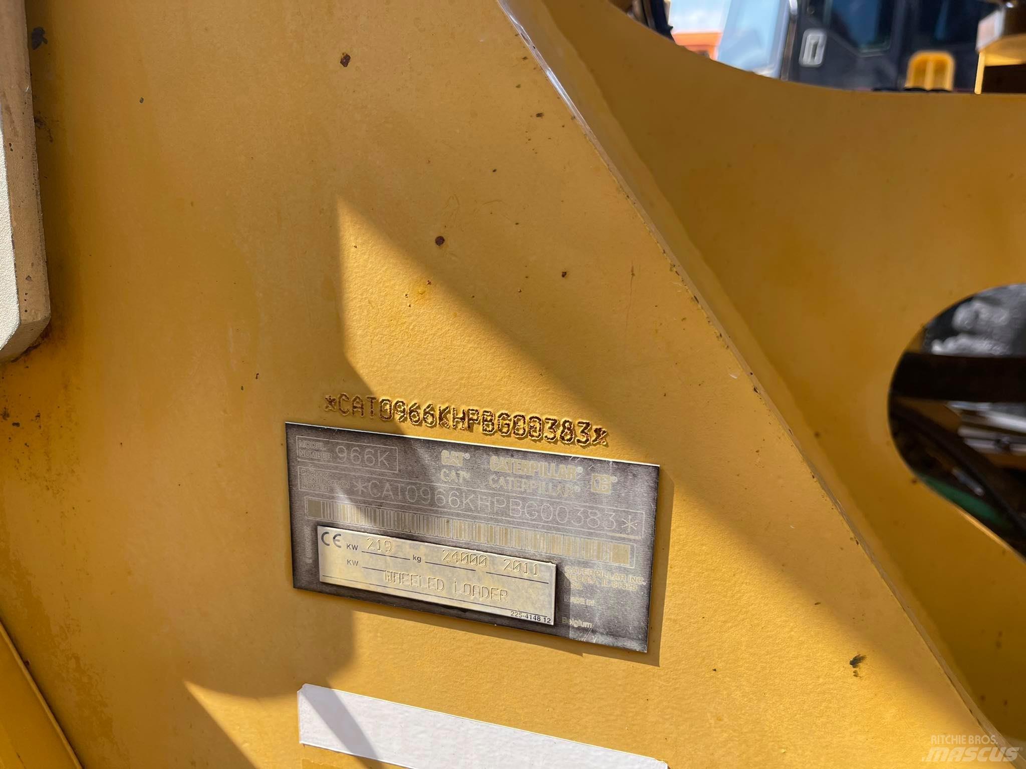 CAT 966K Wielladers