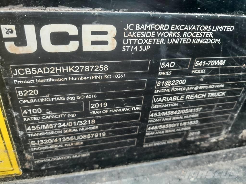 JCB 541-70 Verreikers voor landbouw