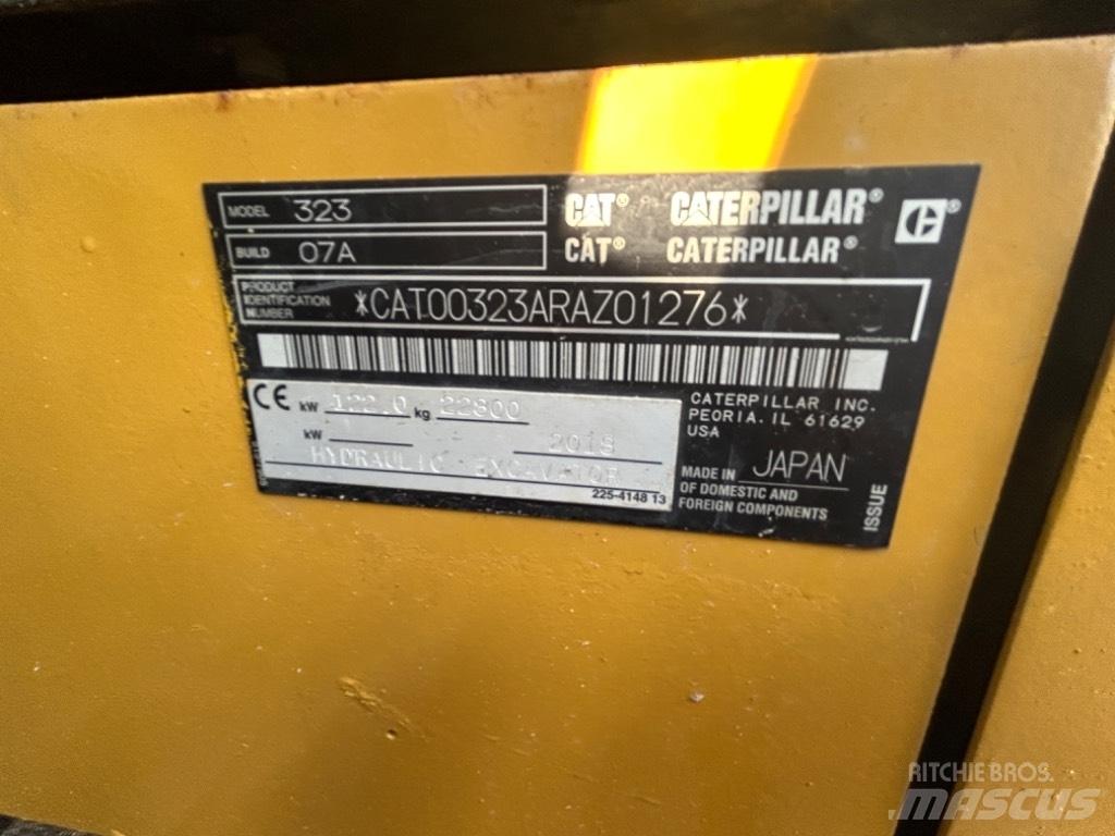 CAT 323 Nextgen Rupsgraafmachines