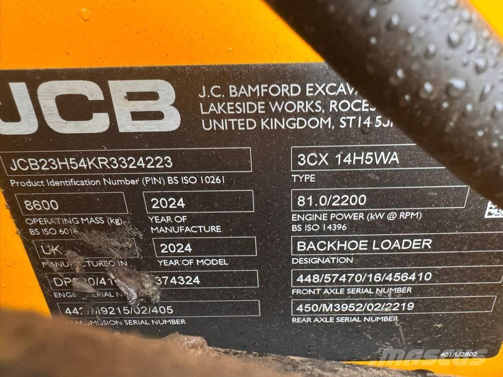 JCB 3 CX Graaf-laadcombinaties