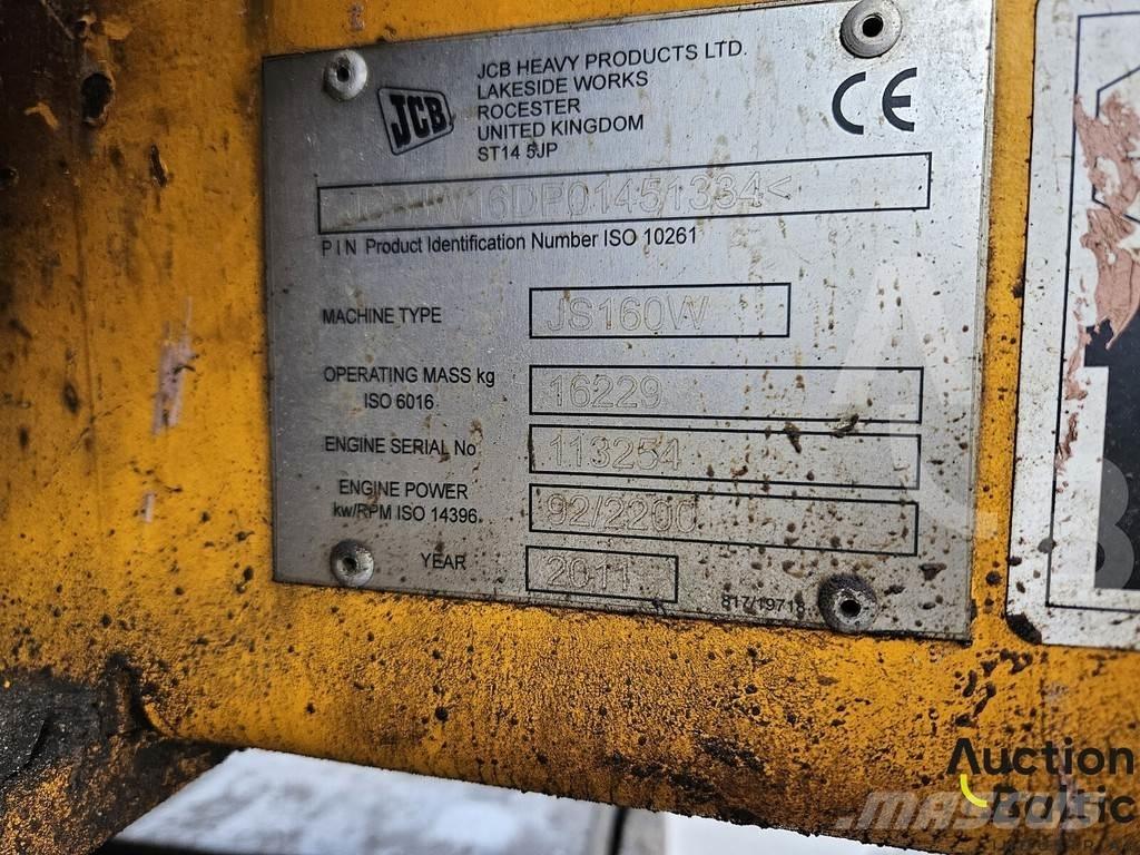 JCB JS 160 W Wielgraafmachines
