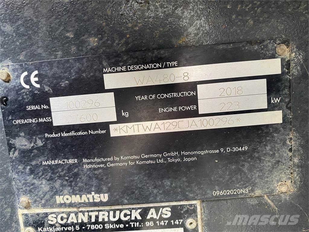 Komatsu WA480-8 Wielladers