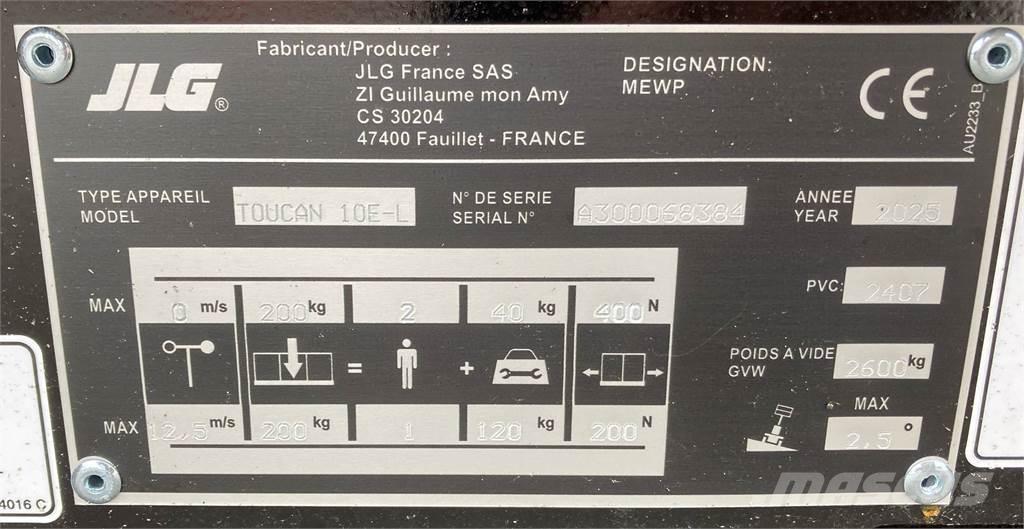 JLG Toucan 10E-L Andere liften en hoogwerkers